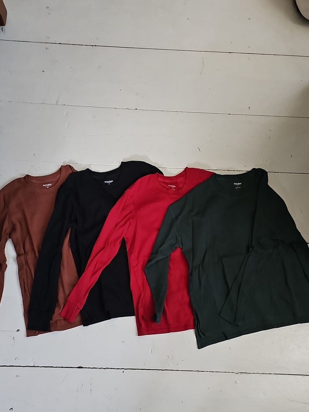 Burt's Bees Baby Long Sleeve Tee - Brown, Black, Red And Green